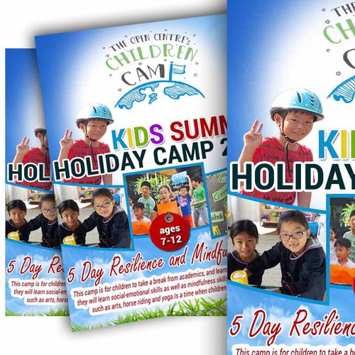 Create a flyer for sensational summer camp for kids