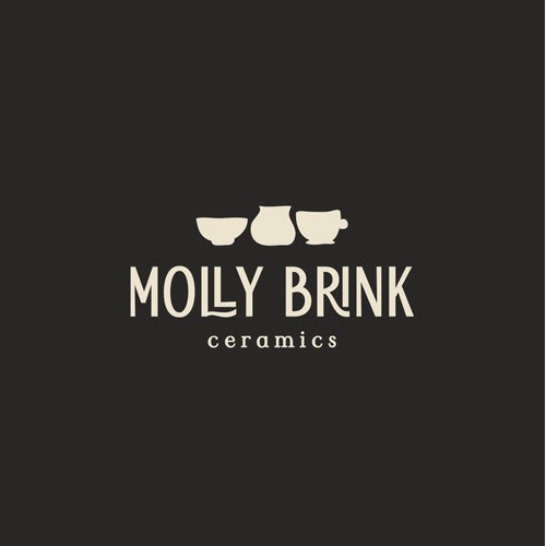 Cute and Fun Logo Design for a Ceramic Artist