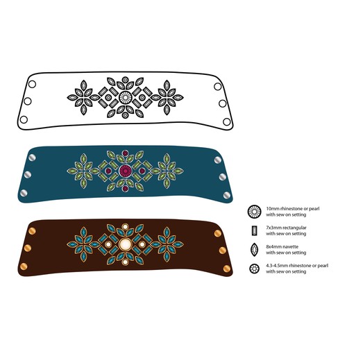 Trendy Leather Strap Design for Wooden Sandals