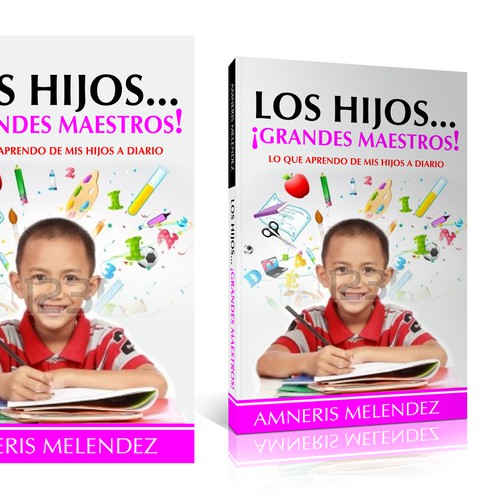 Simple book cover for a book called "Our Kids, Our Biggest Teachers"