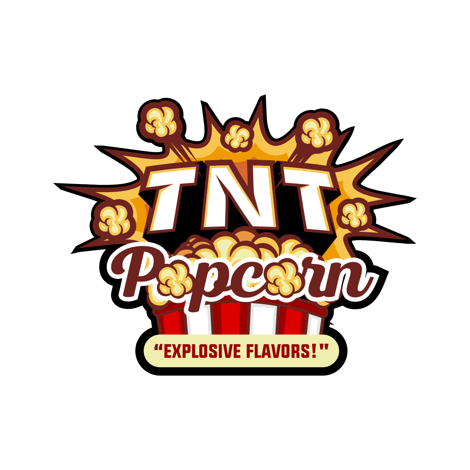 TNT Popcorn - "Explosive Flavors"