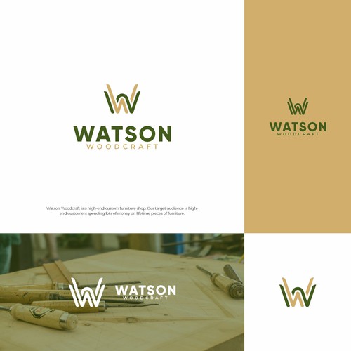 WATSON WOODCRAFT LOGO CONCEPT