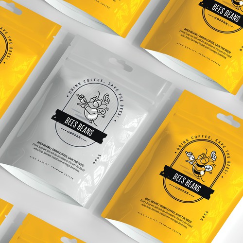 Branding & packaging 'bees beans'