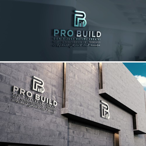 Logo & Brand identity pack design for Construction brand