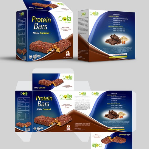 design a protein bar box