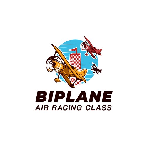 Logo Concept For Biplane Air Racing Class