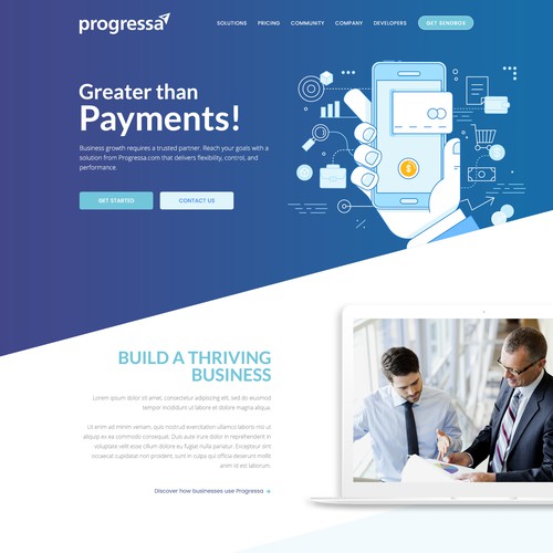 Partner Website for Progressa