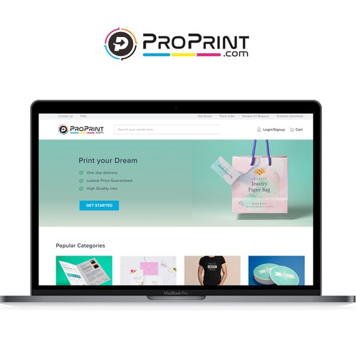 Proprint Website Revamp