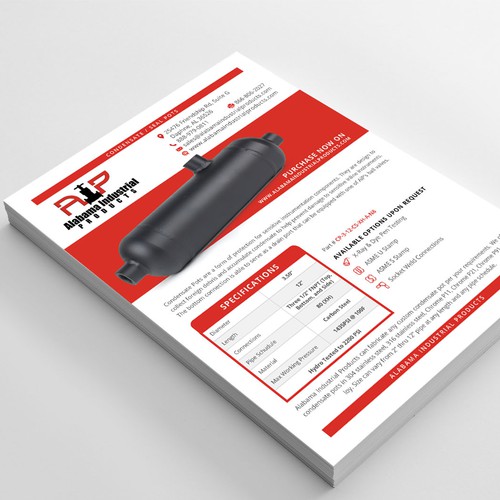 Brochure Design for Alabama Industrial Products