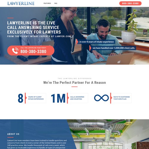 LawyerLine Needs a Welcoming About Us Page!