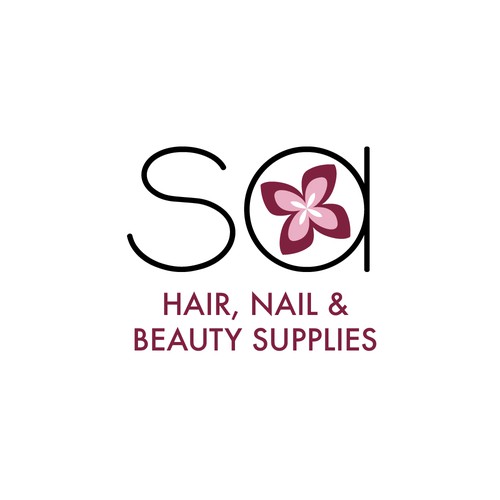 Logo for a Beauty Supply Shop