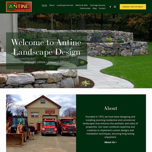 Antine Landscape Company Design