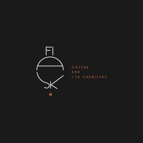 Logo design for a Specialty Coffee Shop - Flask