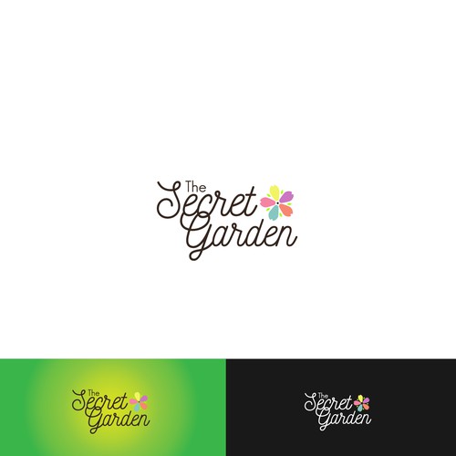 Logo concept for secret garden