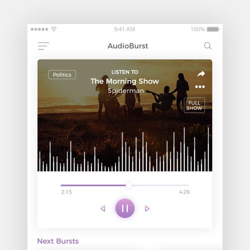 AudiBurst - the next gen of online audio experience