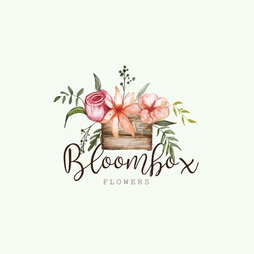 Bold logo for floral shop
