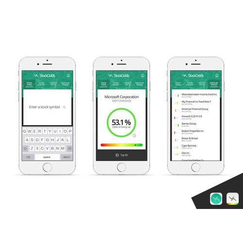 StockOdds App Design