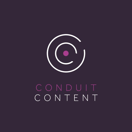 Conduit Content logo design