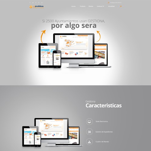 Rediseño de una web comercial para cautivar a los ayuntamientos