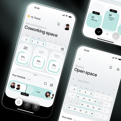 Design concept for a mobile application
