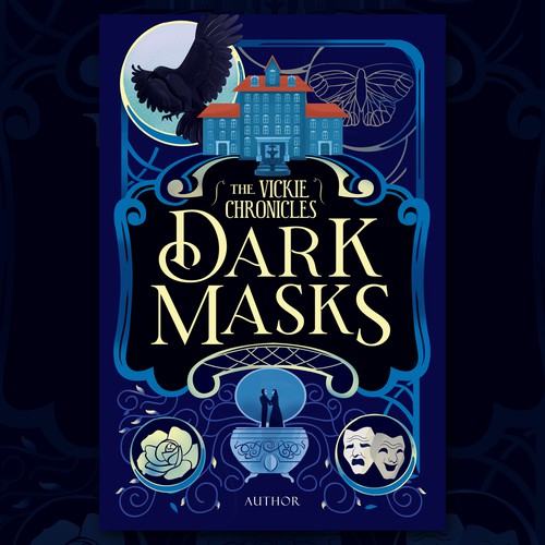 Book cover "Dark masks"