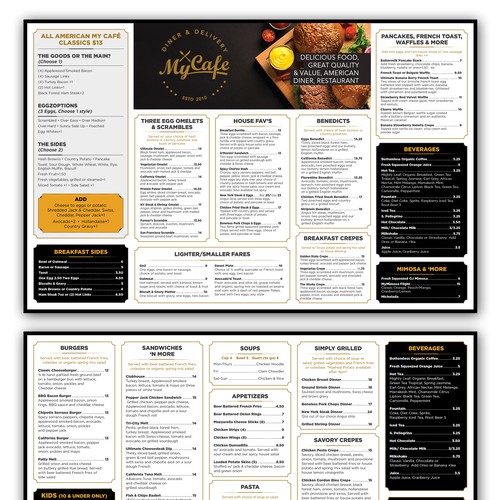 menu card