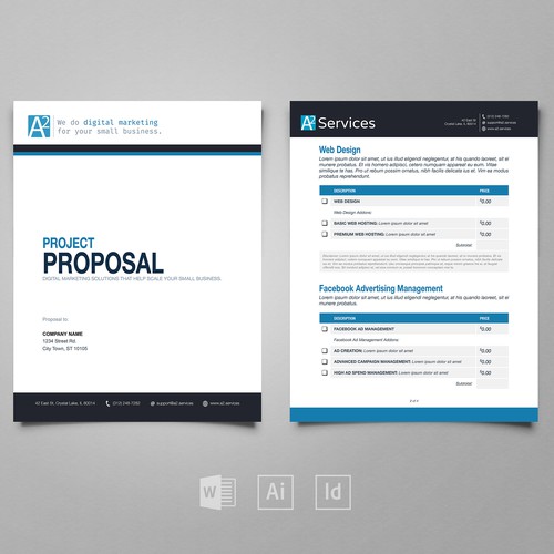 MS Word Template for Digital Marketing Agency