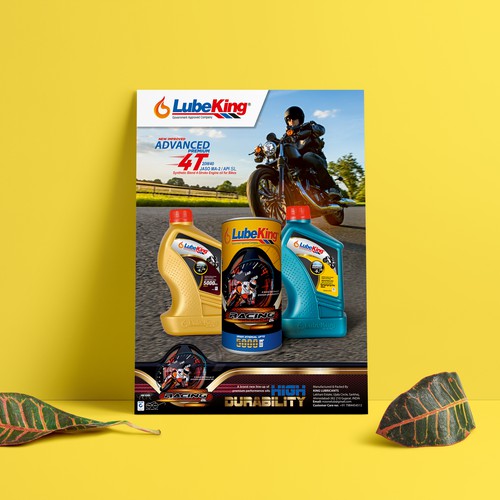 lubricant poster design 
