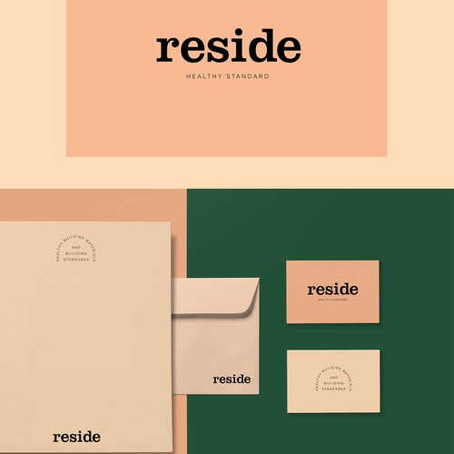 RESIDE Healthy Standard brand identity