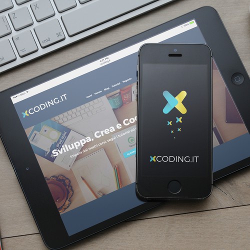 xCoding.it logo's Mockup