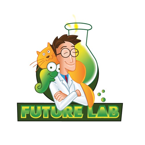 logo concept for an animal pharmacy lab