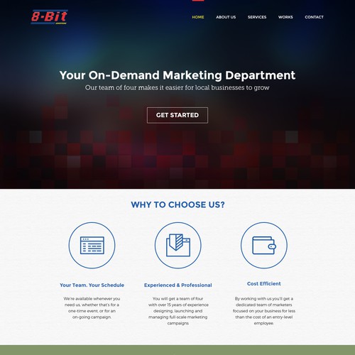 8-Bit Marketing website