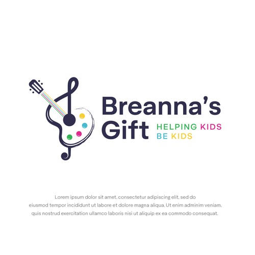 Playful logo for  heARTfull Impact- Breanna's Gift Logo Design Contest
