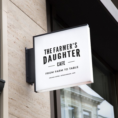 Logo Design for The Farmer's Daughter Cafe