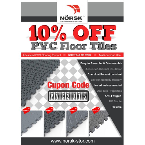 Create an Email Blast for a 10% Off Flooring Promo