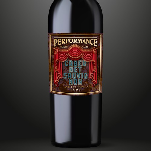 Label for red wine