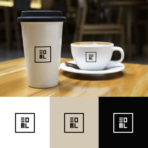 Creative logo design for the petite cafe 30ml