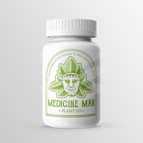 Medicine Man Logo for natural medicine line