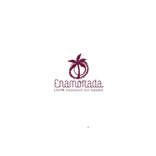 Logo for a 100% coconut based skin care company