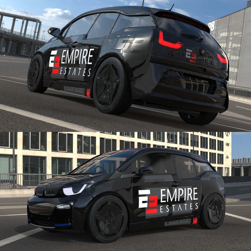 Car wrap - real estate agency