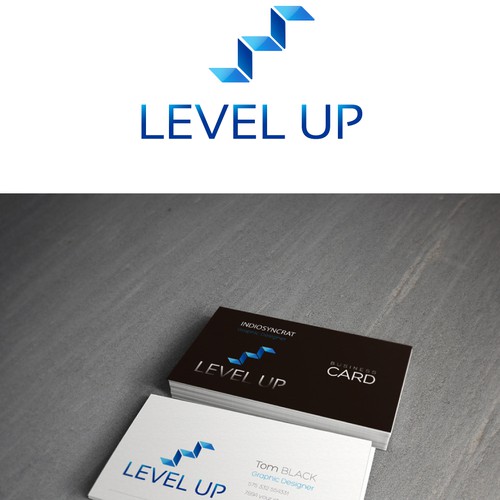 Create a logo for LEVEL UP FAST=> my digital marketing Course for marketing professionals