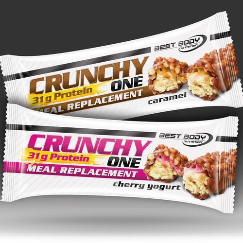 Created a modern & tasty design for a meal replacement protein bar