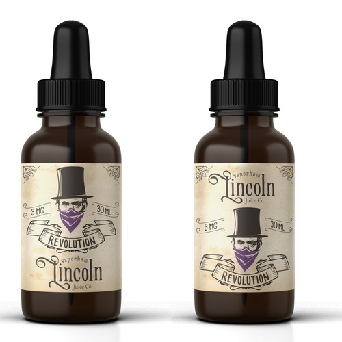 E-liquid label design