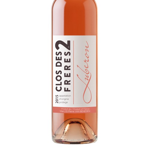 Label for Rose Wine