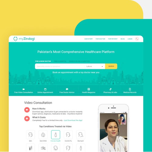 myZindagi App Website 