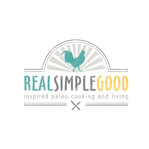 Logo for a paleo food blog