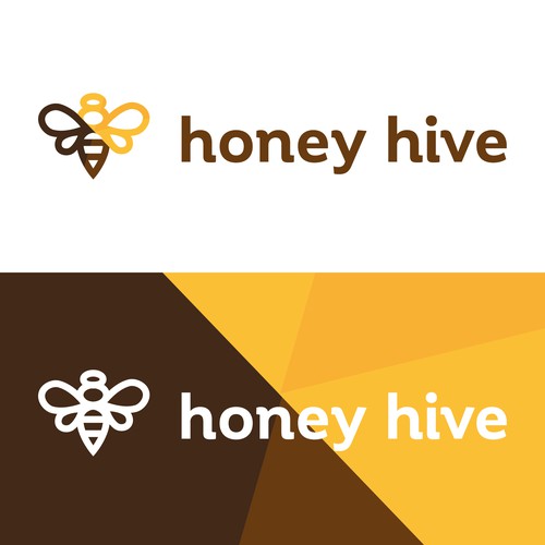Logo concept for honey production company