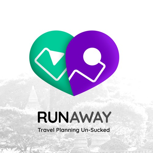 Concept for RunAway - A travel planning app