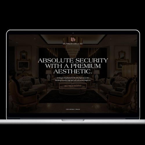 Modern website for Luxury Bunkers | Shelter
