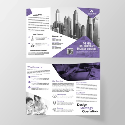 Corporate brochure design